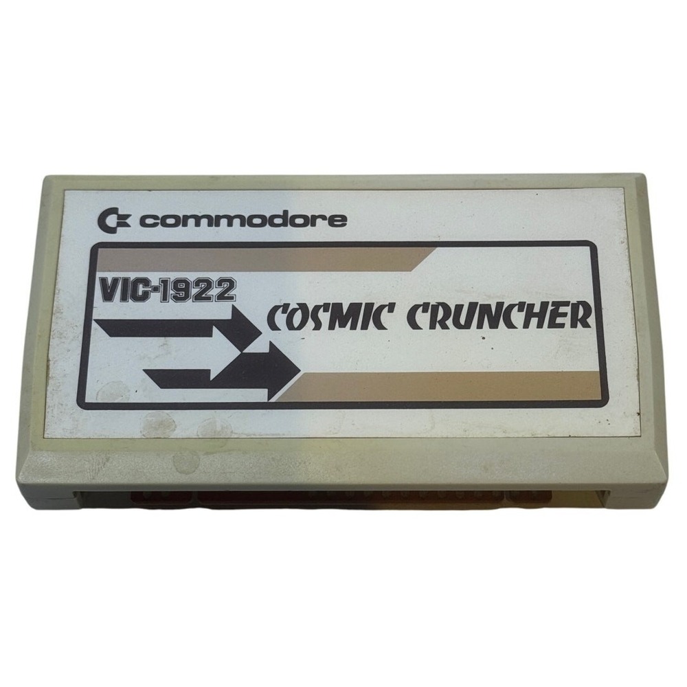 Commodore VIC-20 VIC-1922 Cosmic Cruncher Game‎ Cartridge